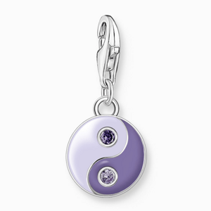 THOMAS SABO charm medál Purple yin & yang  medál 1918-041-13