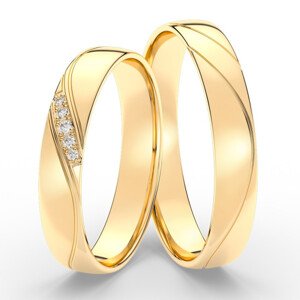 SOFIA arany női gyűrű  karikagyűrű ML65-42/X44WYG