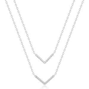SOFIA ezüst nyaklánc cirkóniákkal  nyaklánc IS028CT432RHWH