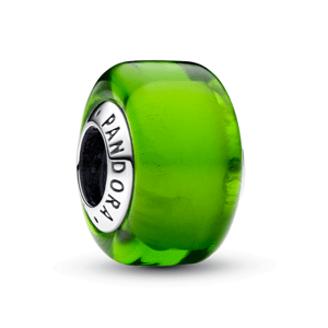 PANDORA Zöld mini muránói üveg charm
