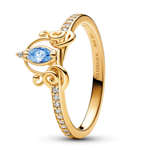PANDORA Disney aranyozott gyűrű Hamupipőke hintója  gyűrű 163059C01