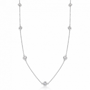 SOFIA ezüst nyaklánc cirkóniával  nyaklánc CJSJT02-3.5N