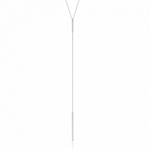 SOFIA ezüst nyaklánc cirkóniás pálcikával  nyaklánc CJMJ2784N