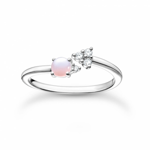 THOMAS SABO gyűrű Opal-Imitation shimmering pink  gyűrű TR2345-166-7