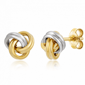 SOFIA arany fülbevaló csomók  fülbevaló PAC312-017