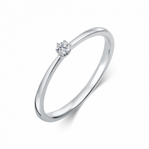 SOFIA DIAMONDS arany eljegyzési gyűrű 0,05 ct gyémánttal  gyűrű DIA1C476W8