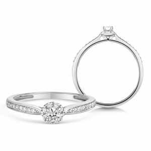 SOFIA DIAMONDS arany eljegyzési gyűrű 0,23 ct gyémánttal  gyűrű UDRG48708W-H-I1