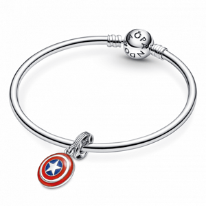 PANDORA Marvel karkötő Captain America Shield  karkötő 590713+790780C01