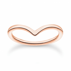 THOMAS SABO gyűrű V-shape rose gold  gyűrű TR2393-415-40