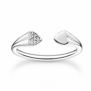 THOMAS SABO gyűrű Szívek ezüst  gyűrű TR2392-051-14