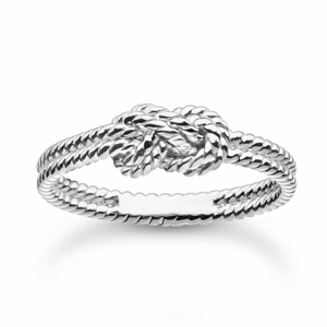 THOMAS SABO gyűrű Rope with knot silver  gyűrű TR2399-001-21