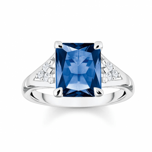 THOMAS SABO gyűrű Blue stone silver  gyűrű TR2362-166-1