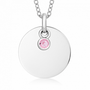 SOFIA ezüst medál rózsaszín cirkóniával  medál SJ234281.200-R