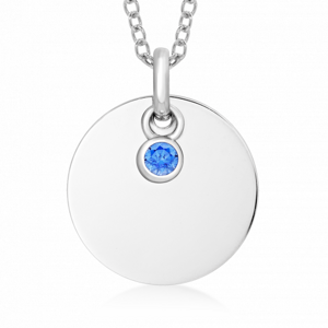 SOFIA ezüst medál kék cirkóniával  medál SJ234282.200-B