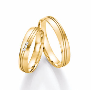 Nászút arany gyűrűk  karikagyűrű 66/41030-040YG+66/41040-040YG
