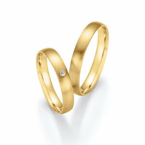 Nászút arany gyűrűk  karikagyűrű 66/61050-035YG+66/61060-035YG