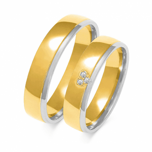 SOFIA férfi arany karikagyűrű  karikagyűrű ZSOE-267MYG+WG