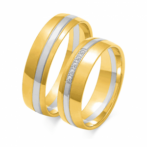 SOFIA férfi arany karikagyűrű  karikagyűrű ZSOE-206MYG+WG
