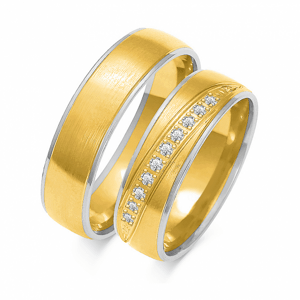 SOFIA férfi arany karikagyűrű  karikagyűrű ZSOE-162MYG+WG