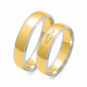 SOFIA női arany karikagyűrű  karikagyűrű ZSOE-118WYG+WG