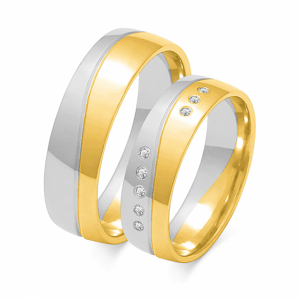 SOFIA női arany karikagyűrű  karikagyűrű ZSOE-92WYG+WG
