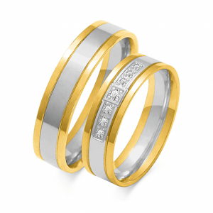 SOFIA női arany karikagyűrű  karikagyűrű ZSOE-32WYG+WG
