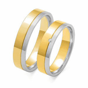 SOFIA női arany karikagyűrű  karikagyűrű ZSOE-10WYG+WG