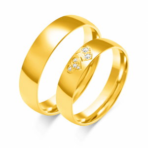 SOFIA arany férfi karikagyűrű  karikagyűrű ZSC-136MYG