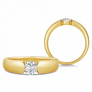 SOFIA DIAMONDS arany eljegyzési gyűrű gyémánttal 0,50 ct  gyűrű BDRB00137YG