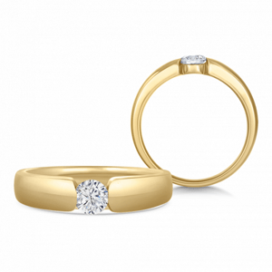 SOFIA DIAMONDS arany eljegyzési gyűrű gyémánttal 0,25 ct  gyűrű BDRB00135YG