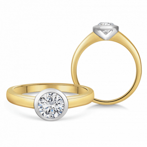 SOFIA DIAMONDS arany eljegyzési gyűrű gyémánttal 0,70 ct  gyűrű BDRB00160YG