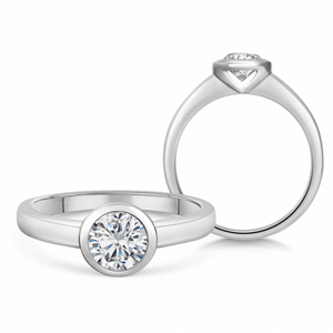 SOFIA DIAMONDS arany eljegyzési gyűrű gyémánttal 0,70 ct  gyűrű BDRB00160WG