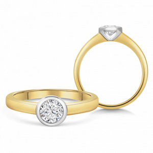 SOFIA DIAMONDS arany eljegyzési gyűrű gyémánttal 0,50 ct  gyűrű BDRB00159YG