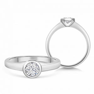 SOFIA DIAMONDS arany eljegyzési gyűrű gyémánttal 0,50 ct  gyűrű BDRB00159WG