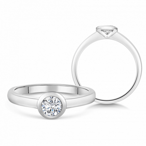 SOFIA DIAMONDS arany eljegyzési gyűrű gyémánttal 0,40 ct  gyűrű BDRB00158WG