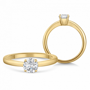 SOFIA DIAMONDS arany eljegyzési gyűrű gyémánttal 0,70 ct  gyűrű BDRB90349YG
