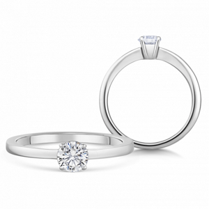 SOFIA DIAMONDS arany eljegyzési gyűrű gyémánttal 0,50 ct  gyűrű BDRB90348WG