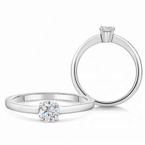 SOFIA DIAMONDS arany eljegyzési gyűrű gyémánttal 0,40 ct  gyűrű BDRB90347WG