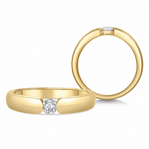 SOFIA DIAMONDS arany eljegyzési gyűrű gyémánttal 0,17 ct  gyűrű BDRB00074YG
