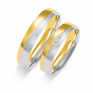 SOFIA arany női karikagyűrű  karikagyűrű ZSB-210WYG+WG