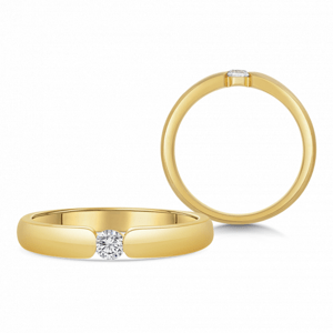 SOFIA DIAMONDS arany eljegyzési gyűrű gyémánttal 0,13 ct  gyűrű BDRB00073YG