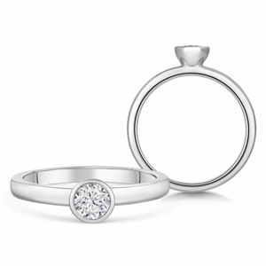 SOFIA DIAMONDS arany eljegyzési gyűrű gyémánttal 0,33 ct  gyűrű BDRB00079WG