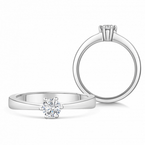 SOFIA DIAMONDS arany eljegyzési gyűrű gyémánttal 0,20 ct  gyűrű BDRB00069WG