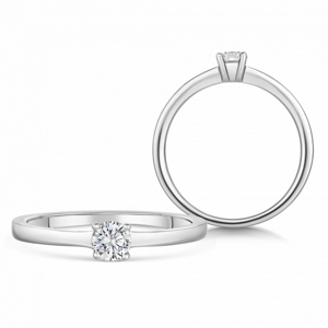 SOFIA DIAMONDS arany eljegyzési gyűrű gyémánttal 0,25 ct  gyűrű BDRB00065WG