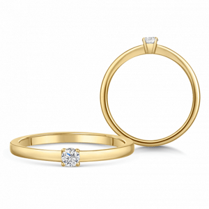 SOFIA DIAMONDS arany eljegyzési gyűrű gyémánttal 0,15 ct  gyűrű BDRB00063YG