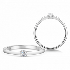 SOFIA DIAMONDS arany eljegyzési gyűrű gyémánttal 0,15 ct  gyűrű BDRB00063WG