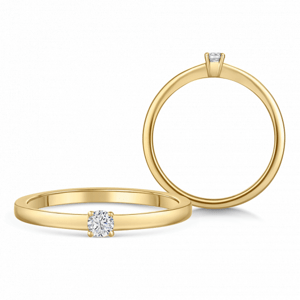SOFIA DIAMONDS arany eljegyzési gyűrű gyémánttal 0,10 ct  gyűrű BDRB00062YG