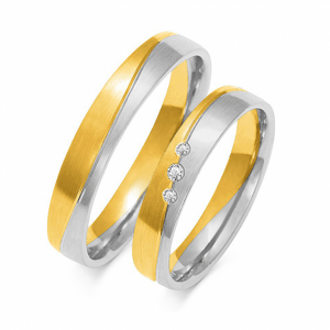 SOFIA arany női karikagyűrű  karikagyűrű ZSA-217WYG+WG