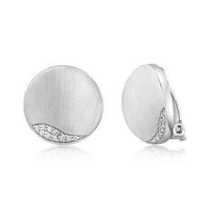 SOFIA ezüst klipszes fülbevaló cirkóniákkal  fülbevaló MO75490/01
