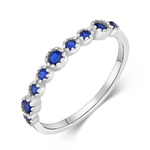 SOFIA ezüstgyűrű kék cirkóniákkal  gyűrű CORZA98903